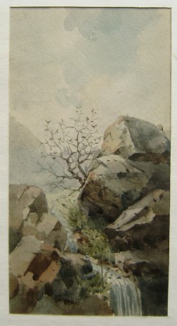 Ota Bubeníček -Akvarel 1892