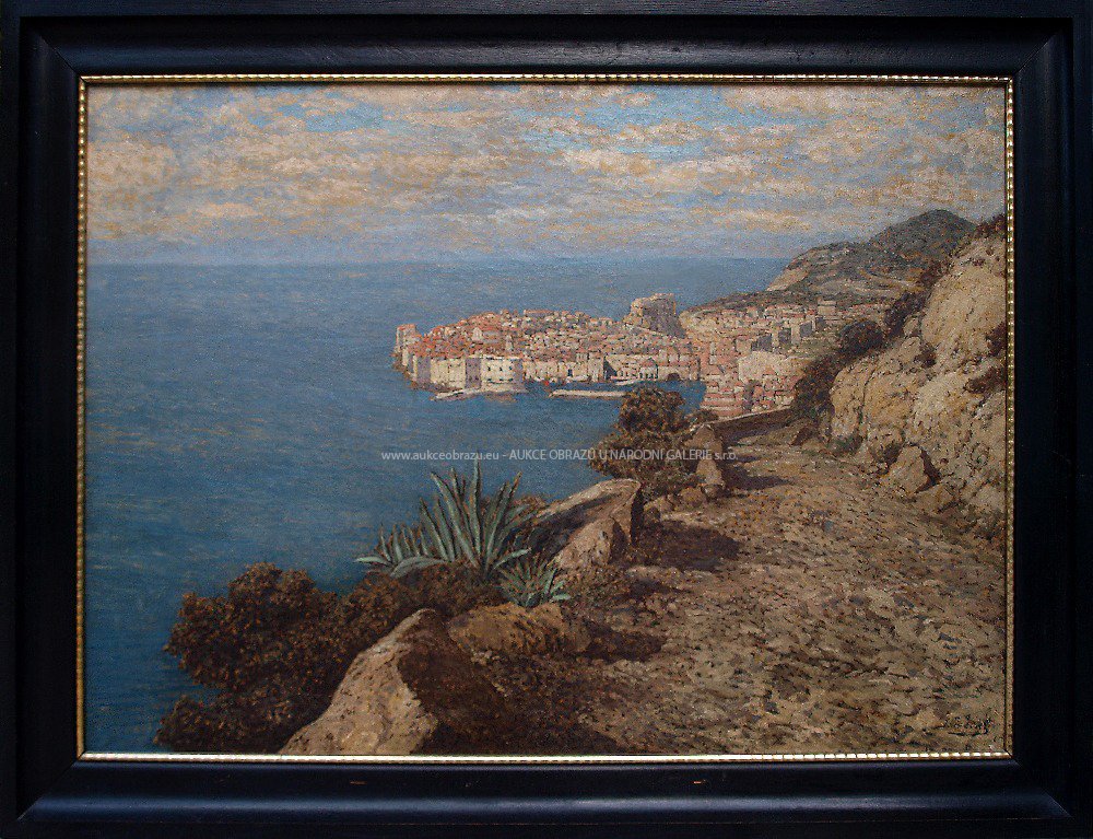 Josef Písecký - Pohled na Dubrovník