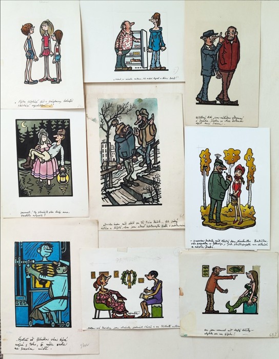 Jiří Winter -Neprakta www.aukceobrazu.eu - AUKCE OBRAZŮ U NÁRODNÍ GALERIE - Zbraslav Neprrakta - aukce -Různé motivy (40)