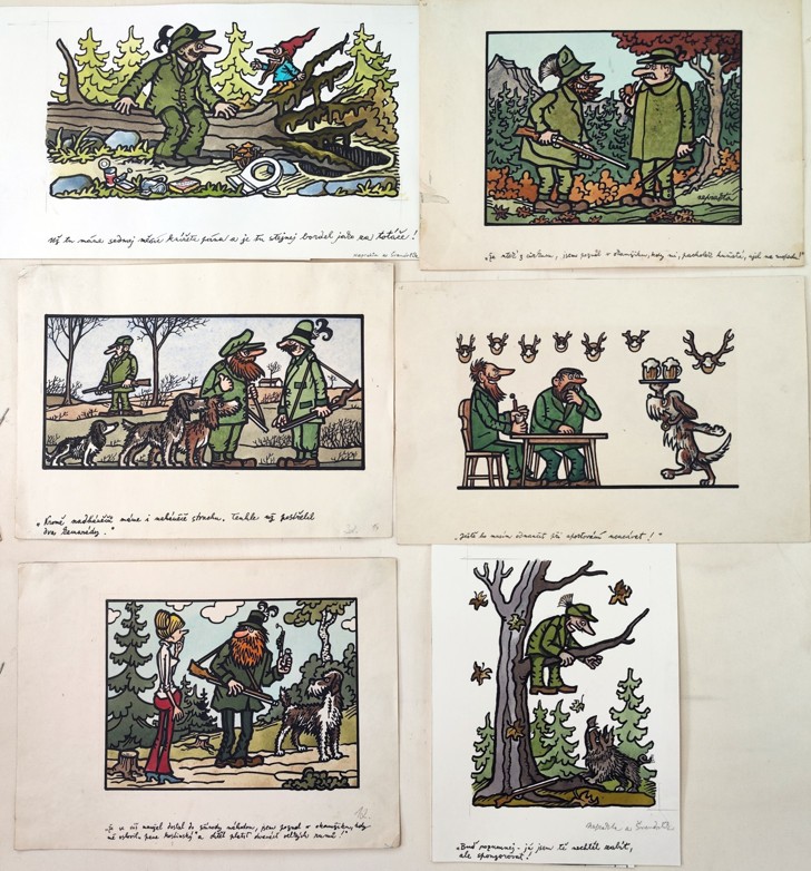Jiří Winter -Neprakta www.aukceobrazu.eu - AUKCE OBRAZŮ U NÁRODNÍ GALERIE - Zbraslav Neprrakta - aukce -Různé motivy (8)