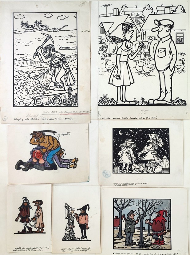 Jiří Winter -Neprakta www.aukceobrazu.eu - AUKCE OBRAZŮ U NÁRODNÍ GALERIE - Zbraslav Neprrakta - aukce -Různé motivy (12)