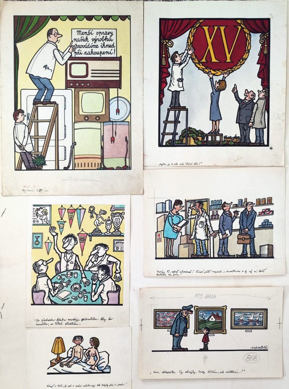 Jiří Winter -Neprakta www.aukceobrazu.eu - AUKCE OBRAZŮ U NÁRODNÍ GALERIE - Zbraslav Neprrakta - aukce -Různé motivy (18)