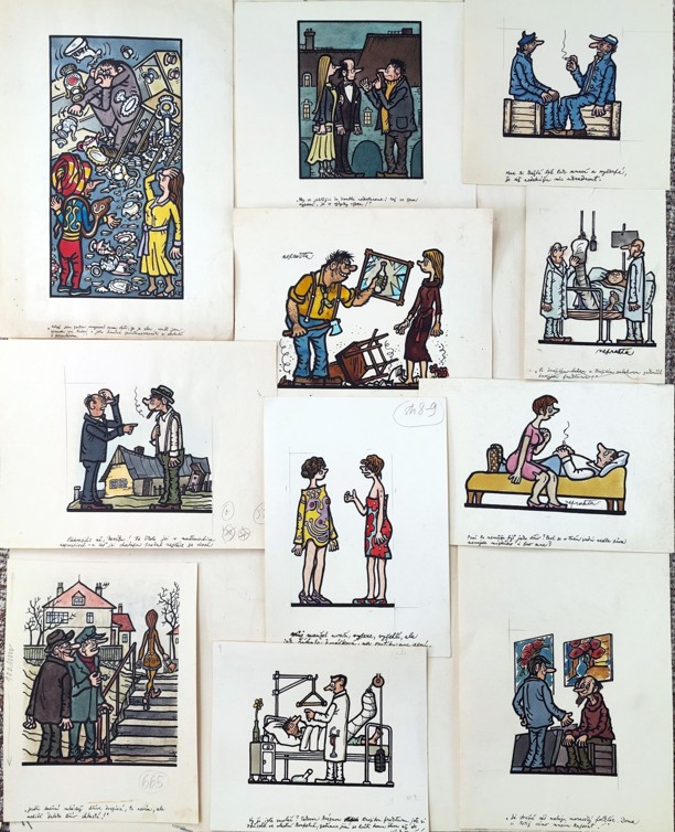 Jiří Winter -Neprakta www.aukceobrazu.eu - AUKCE OBRAZŮ U NÁRODNÍ GALERIE - Zbraslav Neprrakta - aukce -Různé motivy (19)