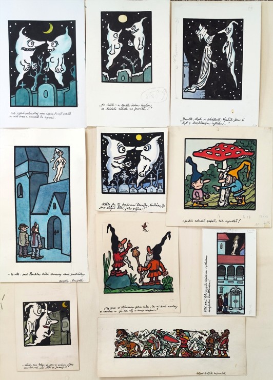Jiří Winter -Neprakta www.aukceobrazu.eu - AUKCE OBRAZŮ U NÁRODNÍ GALERIE - Zbraslav Neprrakta - aukce -Různé motivy (23)