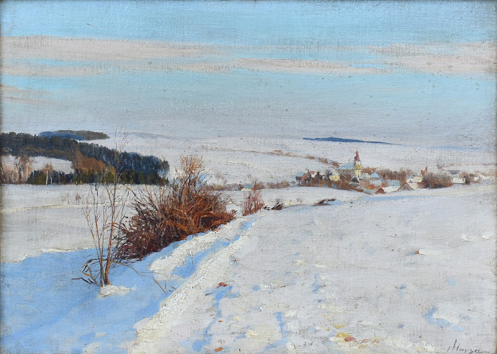 Oldřich Hlavsa -Rybná nad Zdobnicí v zimě